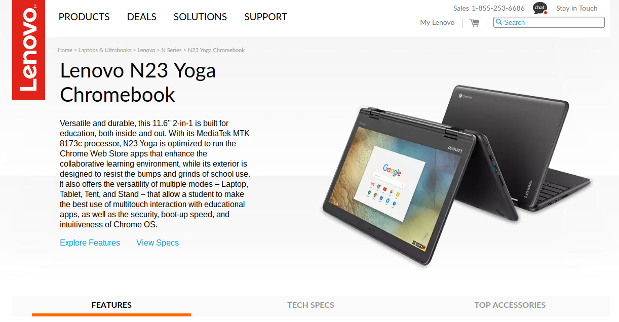 ★最終値引き★ Lenovo Chromebook N23 yoga