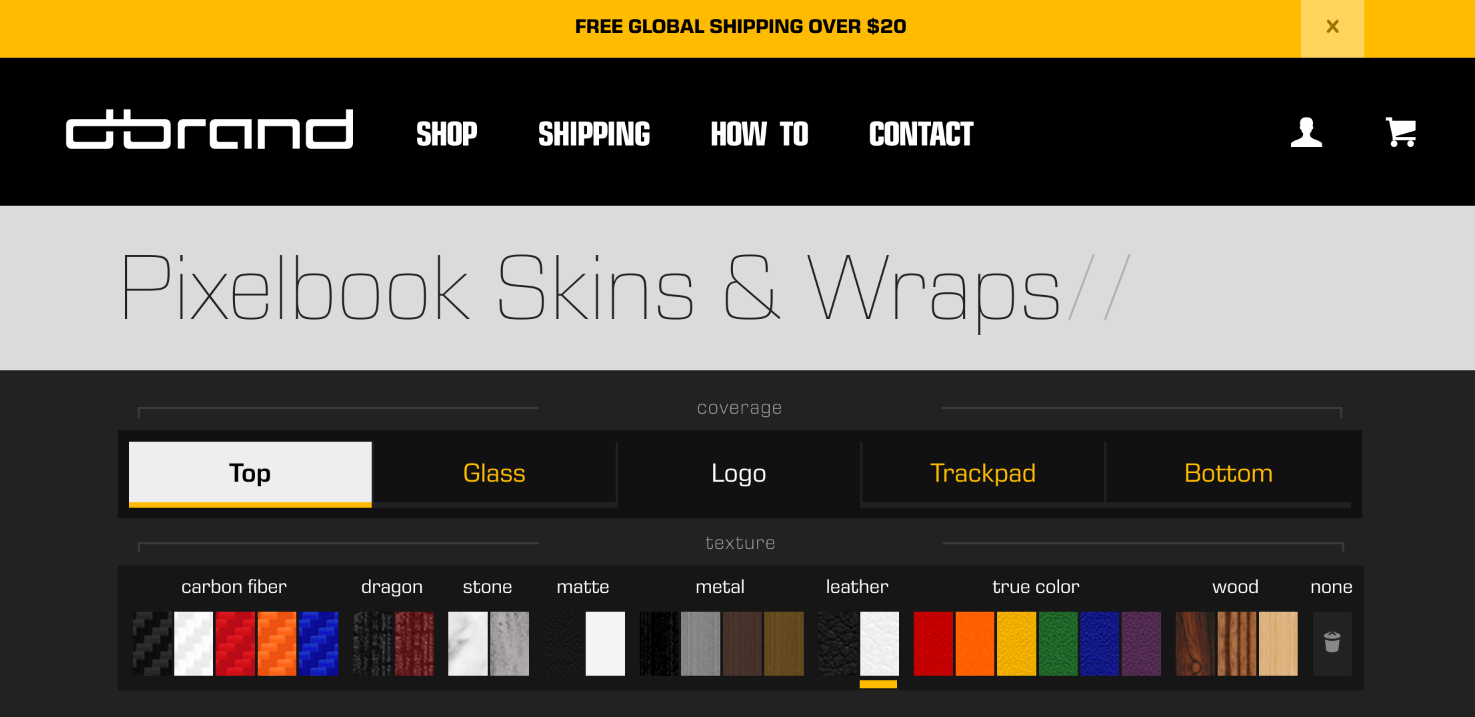 Pixelbook Skins, Wraps & Covers » dbrand