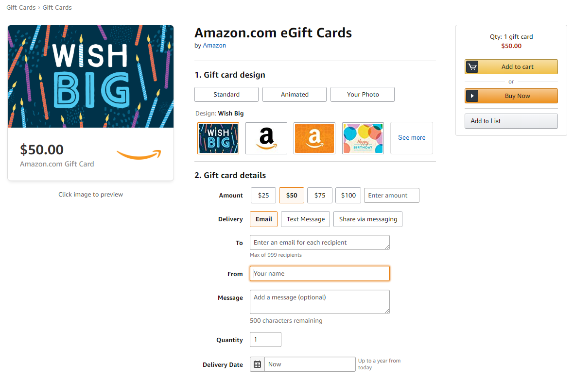 Amazon.com: Amazon eGift Card