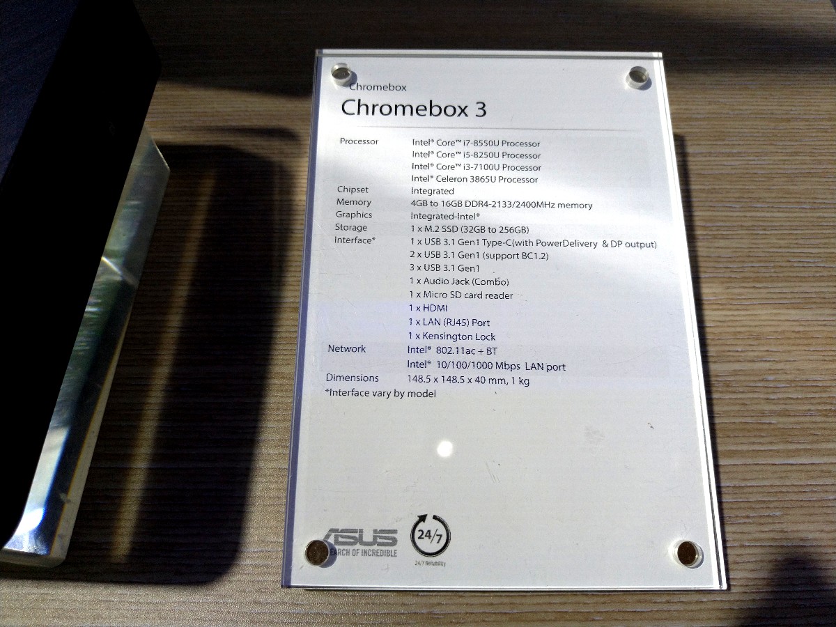 ASUS Chromebox 3